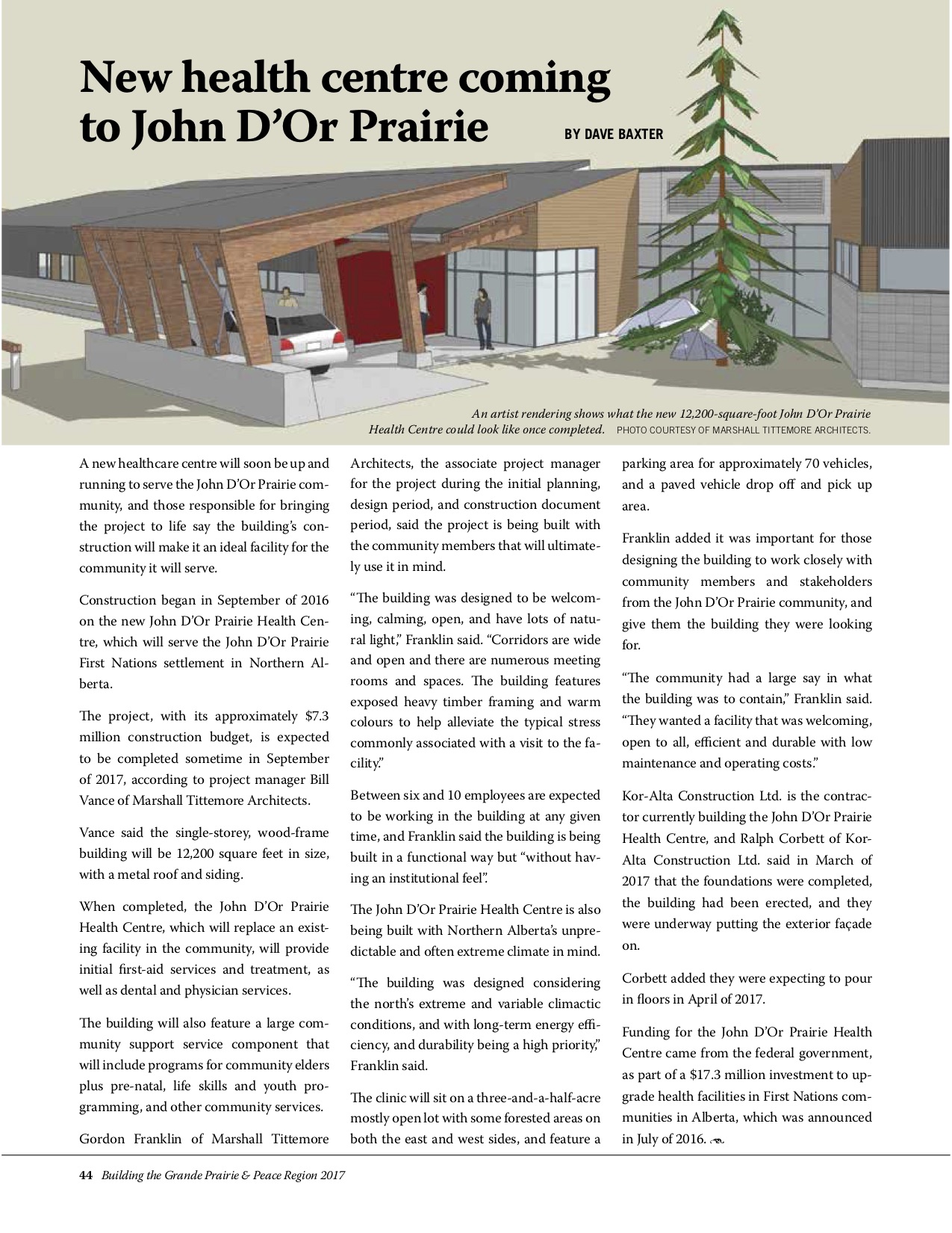 John D'Or Prairie Heath Centre